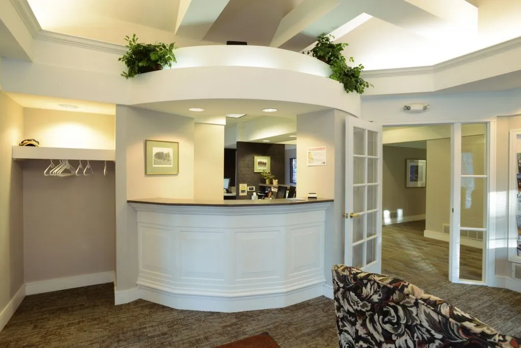 Office photo of reception area