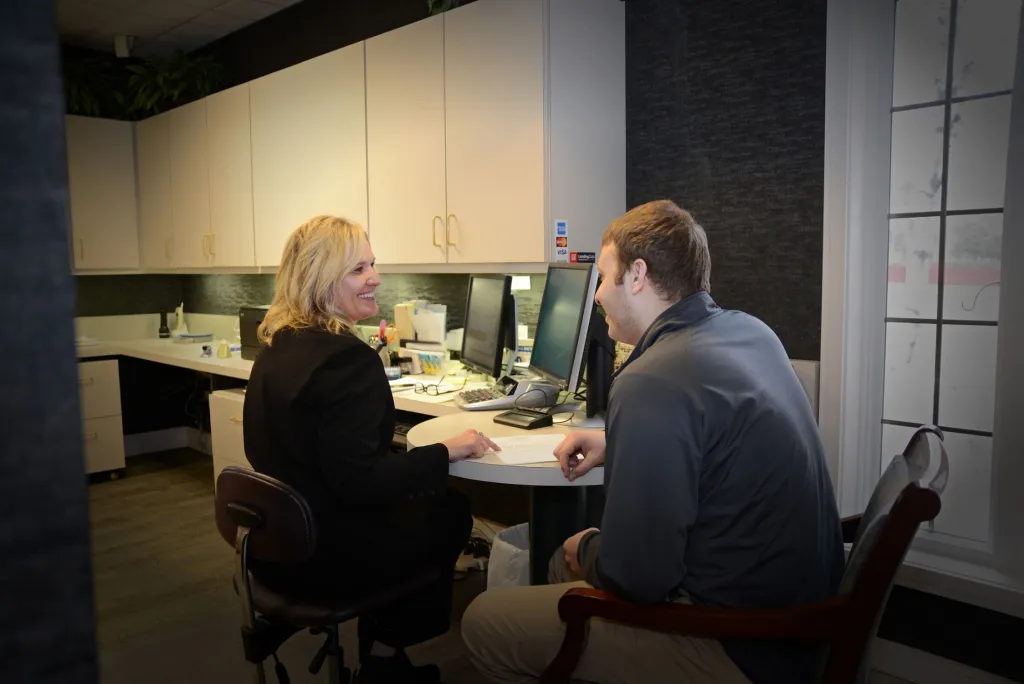 Consultation with patient