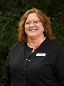 Smiling woman from our staff